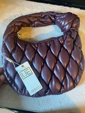 Urban Expressions Quilted Mini Hobo in Plum